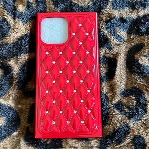 Red Rhinestone Case